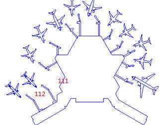 4.2.2. Atatürk Havalimanı İç Hatlar Terminali mimarisine genel bir bakış Gidiş, geliş ve bir asma kattan oluşan terminal, 62.500 m² alan üzerine kurulmuştur (Anonim, 2007a).