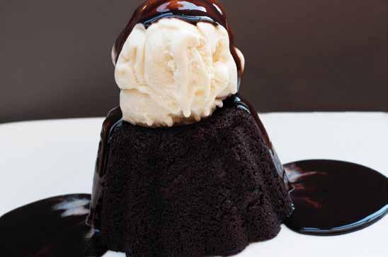 Dondurma ile Çikolatalı Sufle Mountain Cake Dondurmalı Kağıt