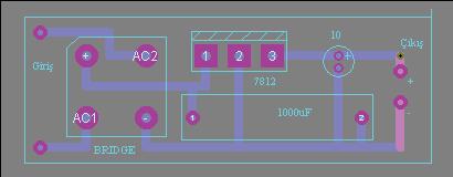 32: Yazd r lacak PCB devre Bu PCB ema üzerinde yazd rmak üzere bir blok olu tural m. Bunun için Output menüsünden Set Output Area komutunu çal t r n z. ekil 4.