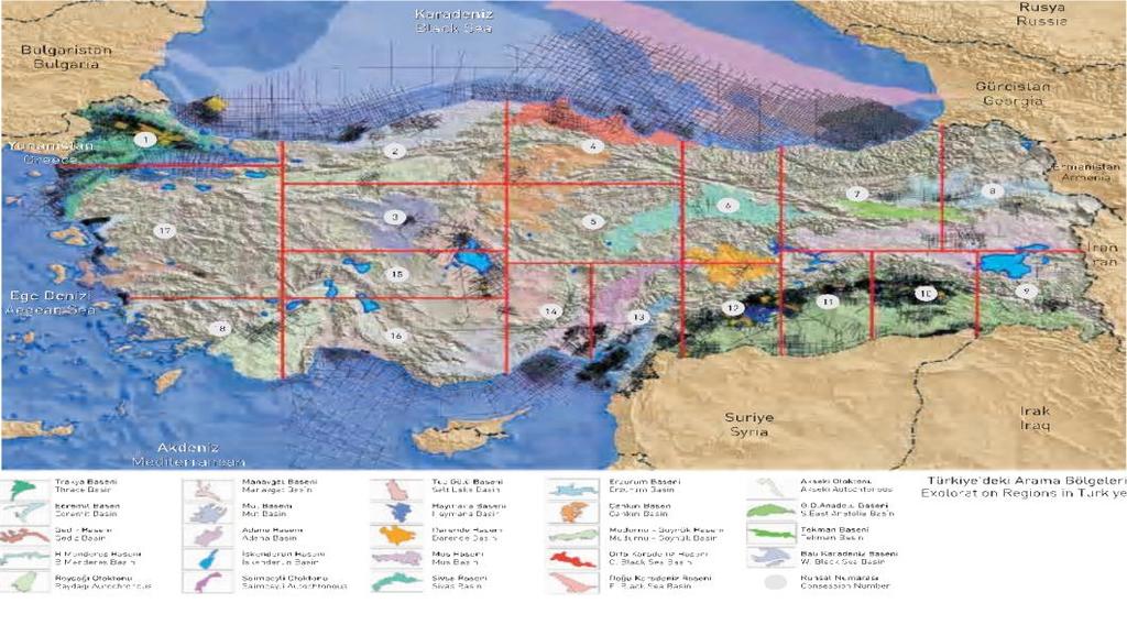 43 hidrokarbon ihtiyacının karşılanmasına katkı sağlaması beklenmektedir. (TPAO, 2012: 26).