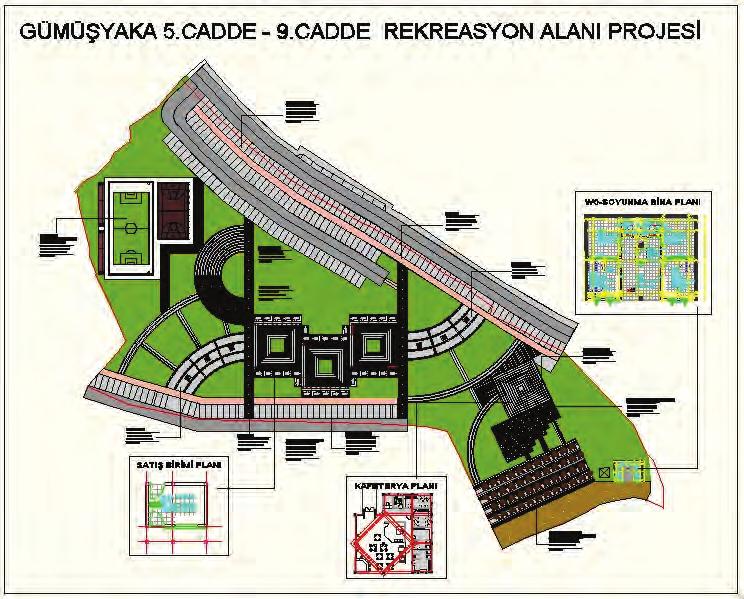 106 3 - Gümüşyaka 9.cadde park Düzenlemesi Yapım İşi İhale Dosyası hazırlandı.