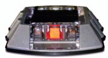 flaşörü Çift yönlü uyarı 2+2 LED Darbe absorbe edici platform