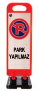 5 kg PPC levha -PVC taban Reflektif Levha Taban Katlanabilir Çift yönlü uyarı