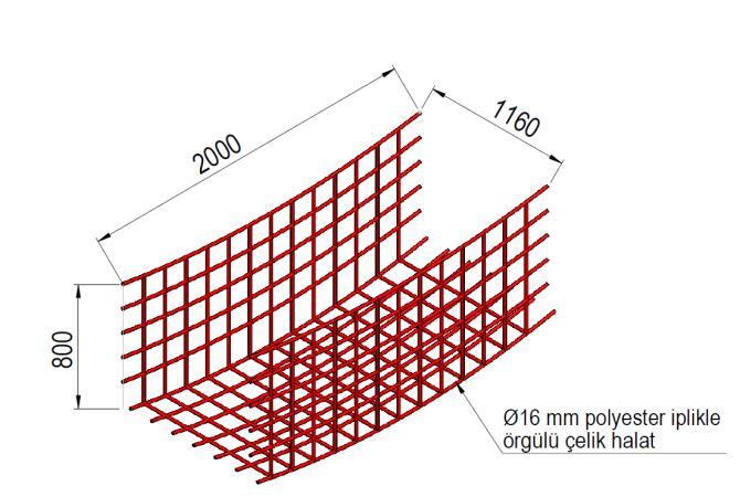 tespitlenecektir. Trabzanların yürüme yüzeyinde yüksekliği minimum 800 mm olacaktır.