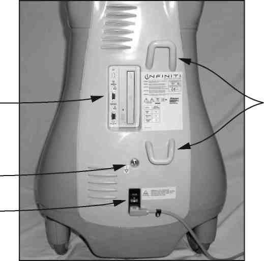 ARKA PANEL Güç Modülü Güç modülü bir AC güç bağlantısı, AC güç anahtarı ve bir sigorta gözünden oluşmaktadır. Güç modülü arka panelin alt kısmında bulunmaktadır.