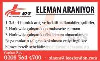 Çalışma saatleri ve ücret esnek olup adayların +44 7920 773978 no lu numaradan randevu almaları rica olunur.