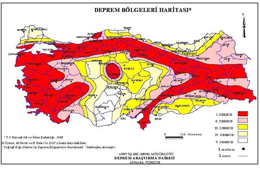 Körfezi, Adapazarı, Düzce-Bolu, Gerede, Merzifon, Suluova, Erbaa-Niksar, Kelkit vadisi ile Erzincan, Erzurum, Varto ve Van üzerinden geçen bir hat şeklinde uzanır.