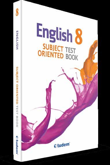 SUBJECT ORIENTED TEST BOOK İNGİLİZCE Ortaokul öğrencileri için kaliteli ve özgün sorulardan oluşan Soru Bankası kitaplarımızın artık hepsi kazanım odaklı! DERS KİTABINA 5.