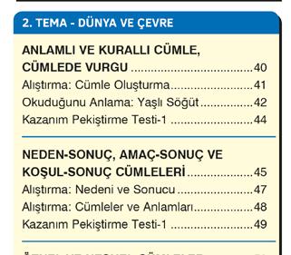 Sınıf Türkçe Kazanım Odaklı HBA 256 sayfa, 700 soru, KAZANIM ODAKLI KISA BİLGİ ALANLARI BOL ALIŞTIRMA ÖRNEK SORULAR ve ÇÖZÜMLER ÇÖZÜMLÜ SORULAR YILDIZLI SORULAR Değişen tasarımı daha kolay akılda