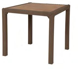 Table 80x80 / h: 75 Cappuccino Kahve