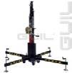 Maximum Height: 3,20 m Maximum Load:100kg Dimensions: 250 x 250 x 1450 mm Kg: 14 - Colour: Black 515 ELC - 502 Telescopic lifting tower.