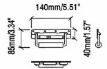 Kulp 3,26 H 1070 Kabin Kulpu Metal (Siyah) 9,06 H4116 İç Yüzey Montajlı