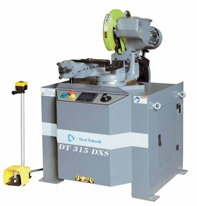 DT 315 DXS SEMI AUTOMATIC / YARI OTOMATİK Heavy duty semiautomatic circular saw designed for fast cutting with