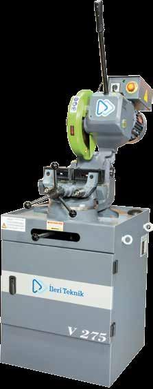 Double split vice to grip material on both sides of the material Self centering of vice optimizes cutting position Two cutting speeds Adjustable bar stop 500mm Large base for ultrastability.