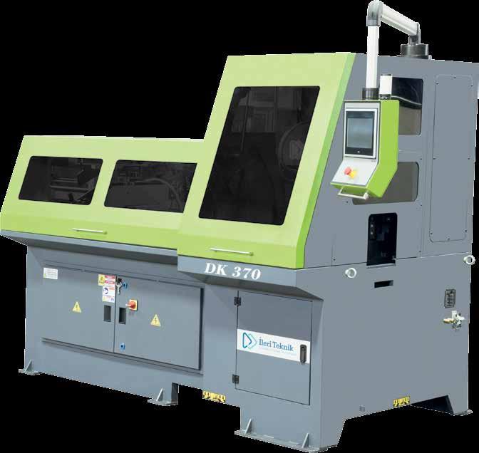 DK 370 FULLY AUTOMATIC / TAM OTOMATİK Fully automatic tube cutting machine with automatic mitre capability Servo motor controlled saw head rotating system up to