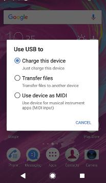 USB bağlantı modu Dosyaları yönetmek ve cihaz yazılımını güncellemek için Dosya aktarmak bağlantı modunu kullanabilirsiniz. Bu USB modu Microsoft Windows bilgisayarları ile kullanılır.