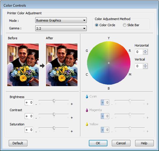 Yazdırmanın Diğer Yolları Color Management (Renk Yönetimi) ve ardından Document (Belge)'yi seçin.