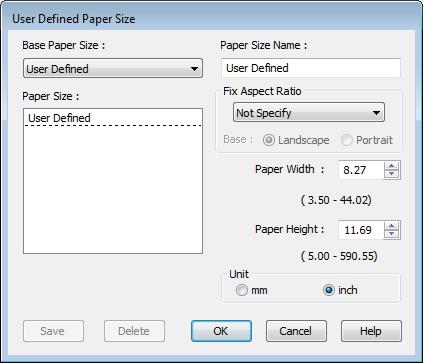 Yazdırmanın Diğer Yolları Windows ta Ayarların Yapılması Yazıcı sürücüsünün Printer Settings sekmesini görüntüleyin ve Custom Paper Size'ı tıklatın.