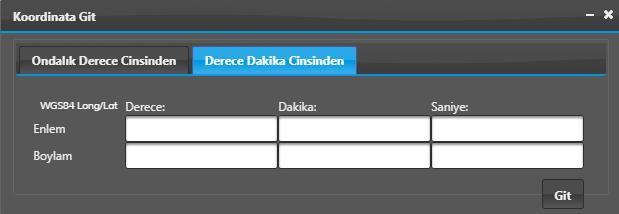 KAYNAKLAR Şekil 8. Koordinata Git aracı 1996, T.C. Bayındırlık ve İskân Bakanlığı, Türkiye Deprem Bölgeleri Haritası Akkar, S., Eroğlu Azak, T., Çan, T., Çeken, U., Demircioğlu, M. B., Duman, T.