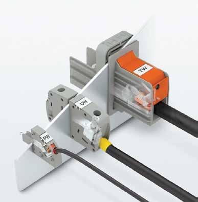 piyasaya sürüyor. Yüksek akım geçiş klemensleri / 109 mm) mevcut ve sırasıyla 0.19 Nm ve 0.38 Nm (230 VAC).