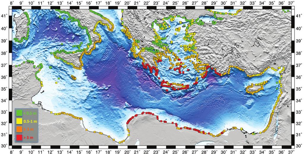TSUNAMİ MODELLEME ÇALIŞMALARI Kuzey-Doğu Atlantik, Akdeniz ve bağlantılı denizlerde depremden dolayı oluşabilecek tsunamiler sayısal modeler kullanılarak hesaplanmaktadır.