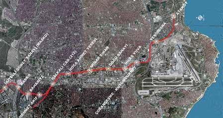 ULAŞIM 11 İstanbul Ataköy İkitelli Metro Hattı Ataköy-İkitelli Metro hattı yaklaşık