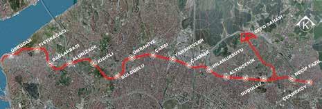 14 PROTA MÜHENDİSLİK İstanbul Üsküdar Ümraniye Çekmeköy Hattı İstanbul Büyükşehir Belediyesi tarafından yaptırılan metro hattının yapım