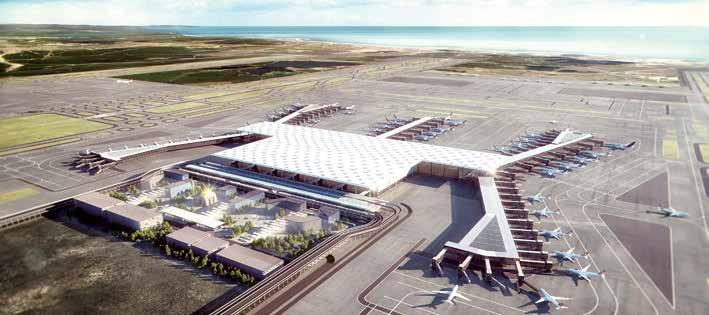 26 PROTA MÜHENDİSLİK İstanbul Yeni Havalimanı Projesi İstanbul Yeni Havalimanı, CMLKK iş ortaklığı tarafından, DHMİ ile imzalanan sözleşmeye uygun olarak yap-işlet-devret modeli ile