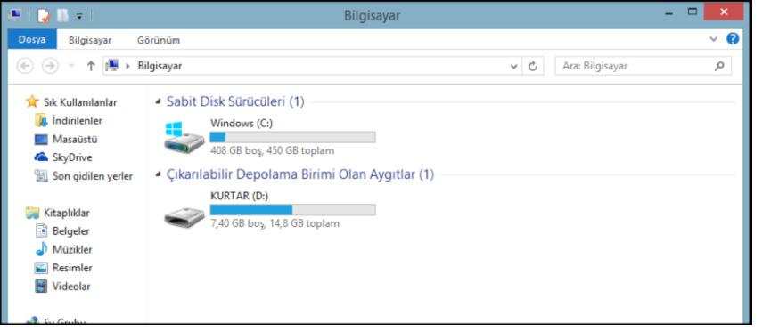 WINDOWS GERİ YÜKLEME VE SIFIRLAMA Adım 9: Yardımcı programlar kopyalanıyor.