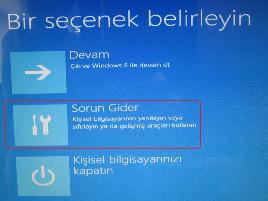 Bilgisayarınızı sıfırlayın