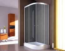 20 x 80 x 95 cm Acrylic panel shower tray 5 mm tempered glass Matt chrome profile Akrilik panelli duş teknesi 5 mm temperli şeffaf cam Mat krom profil BOĞAZİÇİ 202 R 00 x 80 x 95 cm BOĞAZİÇİ 2025 R