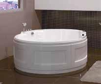 Küvet Acrylic Bathtub - Baignoires Acryliques Акриловые ванны RING 200 x 200 x 79 cm Jacuzzis