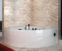 Küvet Acrylic Bathtub - Baignoires Acryliques Акриловые ванны ASPENDOS 80 x 90 x