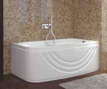 Küvet Acrylic Bathtub - Baignoires Acryliques Акриловые ванны LIKYA L / R