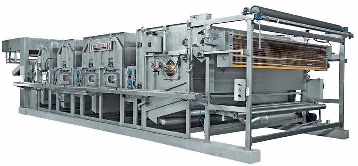 DIL WASH AÇIK EN KONTİNÜ KUMAŞ YIKAMA ve KASAR MAKİNESİ Process : Preparation washing range for nylon/lycra warp-knitted fabrics Production Capacity : up to 700kg/h Running Speed