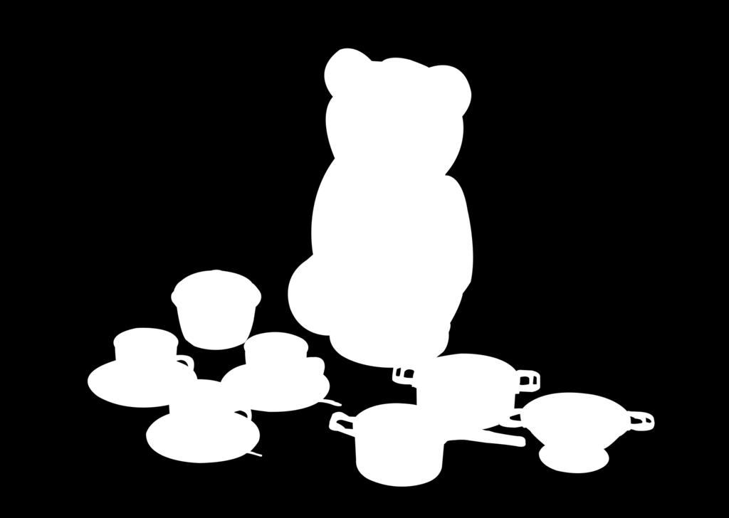 680x500x570/0,19 m³ Tea Set