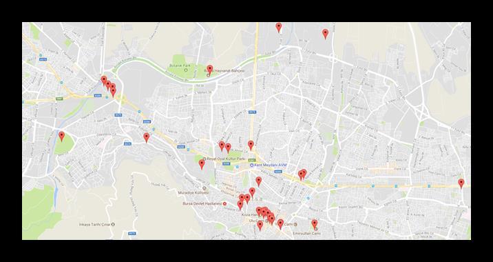 075 m² Kamuya açık hizmet binalarına gelen yerli ve yabancı konukların internet ihtiyaçları doğrultusunda Acemler Kampüsü, Lala şahin paşa