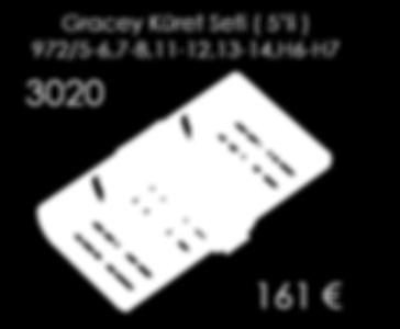 76 Gracey Küret Seti ( 5 li ) 972/5-6,7-8,11-12,13-14,H6-H7 3020 Ürün Kodu Ürün Adı Fiyat ( Euro ) Ürün Kodu Ürün Adı Fiyat ( Euro ) ErgoTouch Küret Seti (5 li) 979/5-6,7-8,11-12,13-14,H6-H7 3023 161