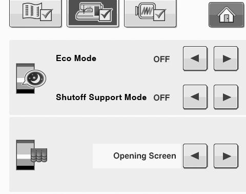 LCD EKRAN d e y d öğesini seçerek ilk ekrn gösterimi yrını terih edin. * Opening Sreen (Açılış Ekrnı): Mkine çıldığınd, çılış filmi ekrnın dokunulduktn sonr n syf ekrnı görünür.