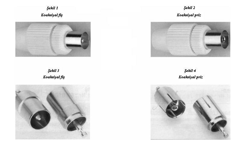 Bu konnektörler (bağlayıcı) bir tarafında fiş ya bir tarafında priz ya da bir tarafında fiş ya soket diğer tarafında başka bir irtibat