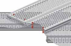 Köprüler Aluminyum köprü 600 1 tek başına veya iskele konstrüksiyonlarında kullanılabilen, en fazla 10 m uzunlukta, sağlam ve çok yönlü kullanım olanaklarına sahip bir platformdur.