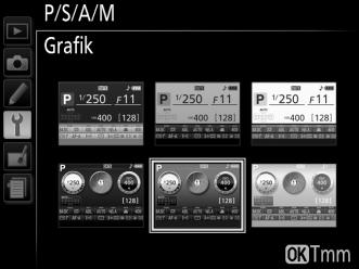 Klasik (0 170) Grafik (0 6) 1 Bir çekim modu seçeneği seçin.