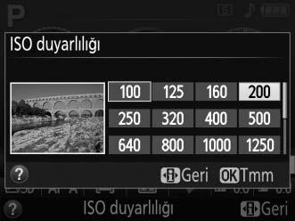 ISO Duyarlılığı ISO duyarlılığı, film hızının dijital eşdeğeridir.