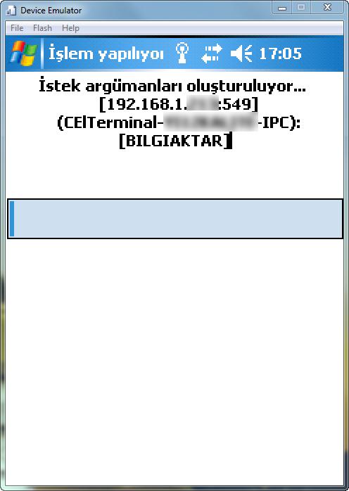 Bilgi aktarma işlemi yapıldığında el terminalindeki hareketlere arka planda bir işaret konulur. Bu kayıtların daha önce aktarımının yapılıp yapılmadığı program tarafından kontrol edilmektedir.