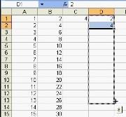 Daha sonra formülü sürükleyerek diğer sütunla aynı olup olmadığını ve böylece girdikleri formülün doğrulunu kontrol etmişlerdir.