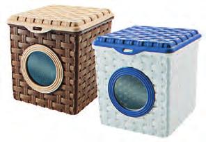 45 lt - Rattan Small Laundry Basket Ambalaj / Box: 12