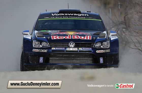 16 HABER 15-31 TEMMUZ 2015 CASTROL İLE WRC HEYECANI C Castrol, Türkiye de motor sporları tutkusu ve deneyimini son tüketiciye yaşatmak hedefiyle www.gucludeneyimler.