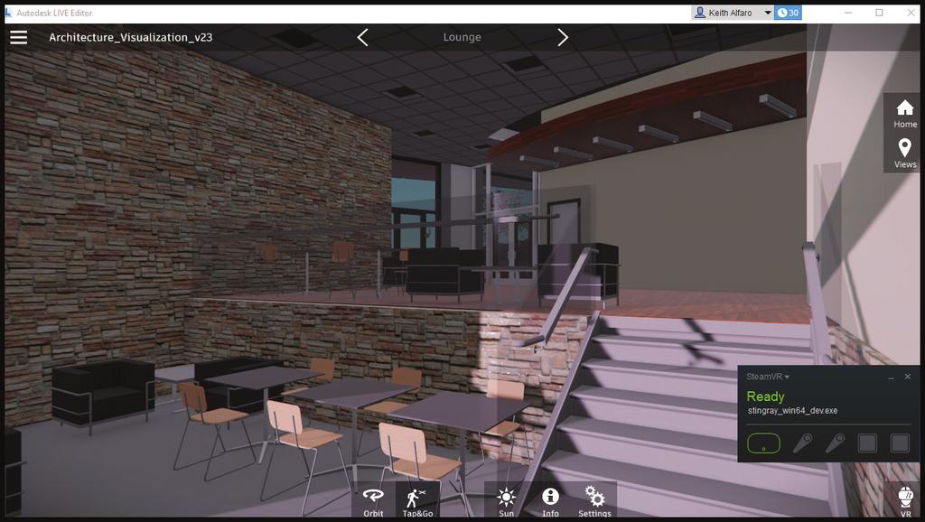 Bölüm 10 VR'da Modelleri Görüntüleme Revit modellerini sanal gerçeklikte yaşayın (VR) Revit