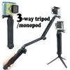 URUN ADI: GoPro için 3-Yollu Selfi Kulp Monopod / Tripod / Kavrama