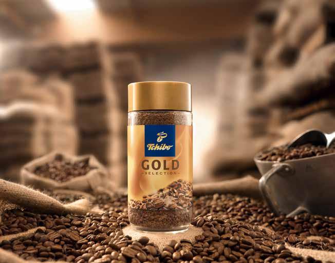 Altın gibi işlenen zengin aroma İki adet Gold Selection Çözünebilir Kahve alana 2.